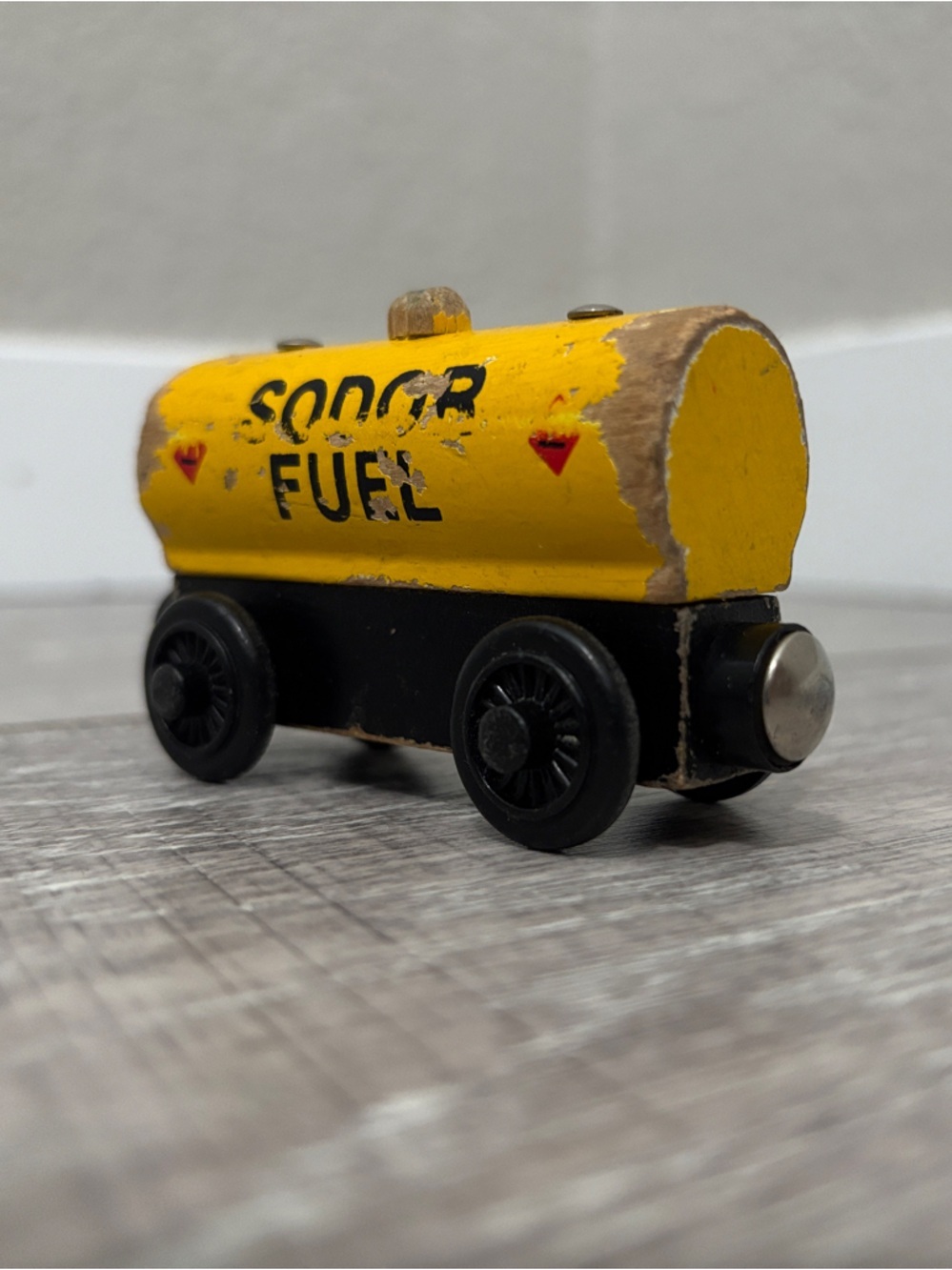 Wooden Weathered 2000 Sodor Fuel Car - Thomas & Friends
